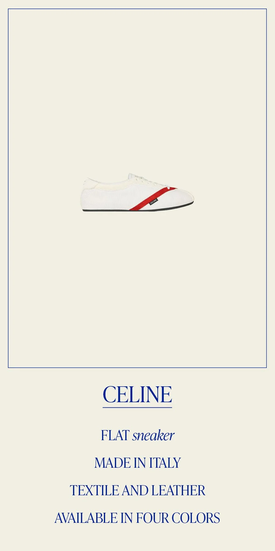 Celine Sneakers and a Best-in-Class Olive Oil — HURS